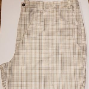 Roundtree & Yorke plaid shorts Big and Tall